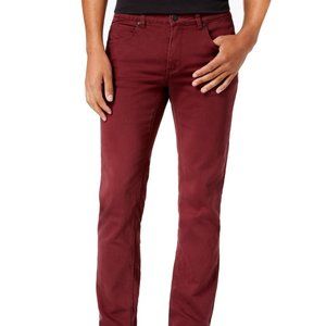 Ezekiel Burgundy Slim Jeans Size 34